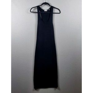 Generra Womens Tank A Line Dress Size M Medium Black Sleeveless MSRP $195 Clingy